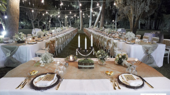 Un matrimonio Rustic Chic